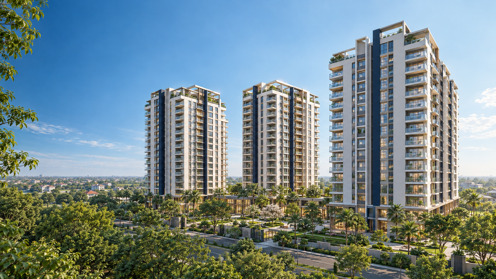 Phối cảnh minh họa tổng thể SK Residences Mao Điền
